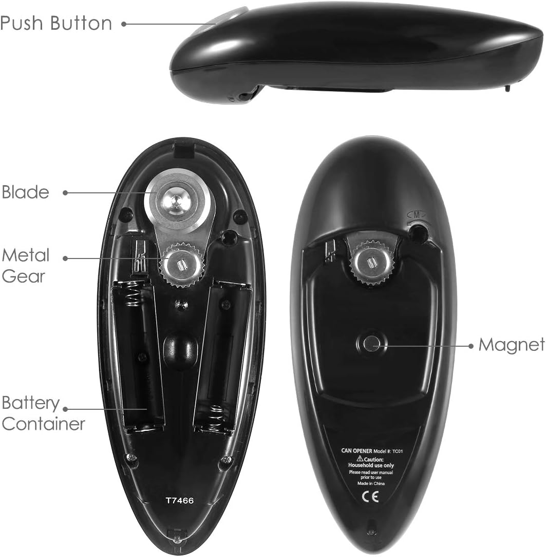 Electric Can Opener, Restaurant Can Opener, Smooth Edge Automatic Electric Can Opener! Chef'S Best Choice