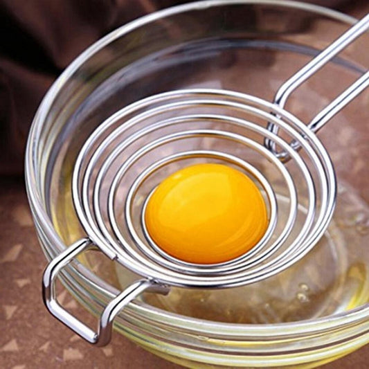 Egg Separator Egg Yolk White Separator, Stainless Steel Egg White Yolk Sifting Filter Egg Divider Kitchen Tool for Baking Cake, Kitchen Gadget Cooking/Baker Tool